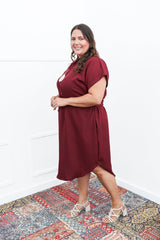 Vestido Suzy - Midi em Linho Light com Bolsos Laterais - Naguirre Shop