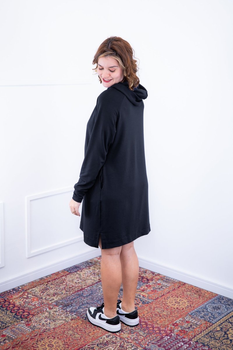 Vestido Vancouver - Midi com Capuz em Moletinho - Naguirre Shop