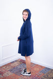 Vestido Vancouver - Midi com Capuz em Moletinho - Naguirre Shop