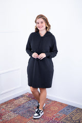 Vestido Vancouver - Midi com Capuz em Moletinho - Naguirre Shop