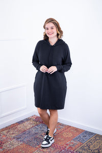 Vestido Vancouver - Midi com Capuz em Moletinho - Naguirre Shop