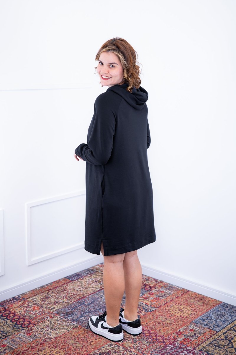 Vestido Vancouver - Midi com Capuz em Moletinho - Naguirre Shop