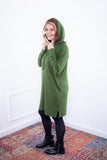 Vestido Vancouver - Midi com Capuz em Moletinho - Naguirre Shop