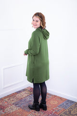 Vestido Vancouver - Midi com Capuz em Moletinho - Naguirre Shop