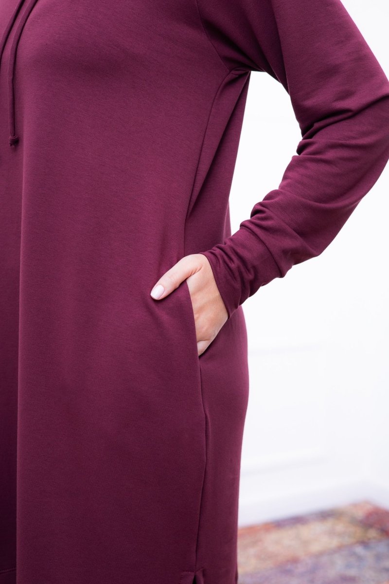 Vestido Vancouver - Midi com Capuz em Moletinho - Naguirre Shop