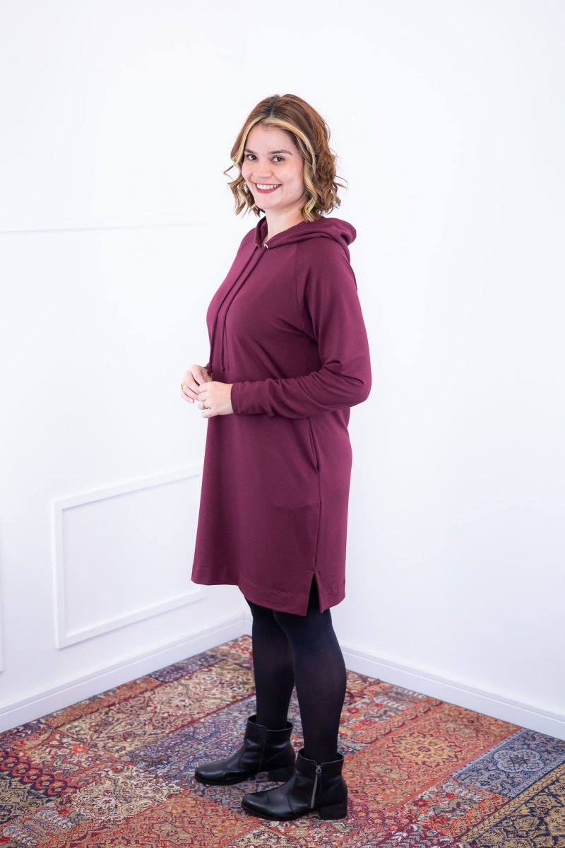 Vestido Vancouver - Midi com Capuz em Moletinho - Naguirre Shop