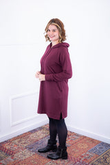 Vestido Vancouver - Midi com Capuz em Moletinho - Naguirre Shop
