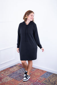 Vestido Vancouver - Midi com Capuz em Moletinho - Naguirre Shop