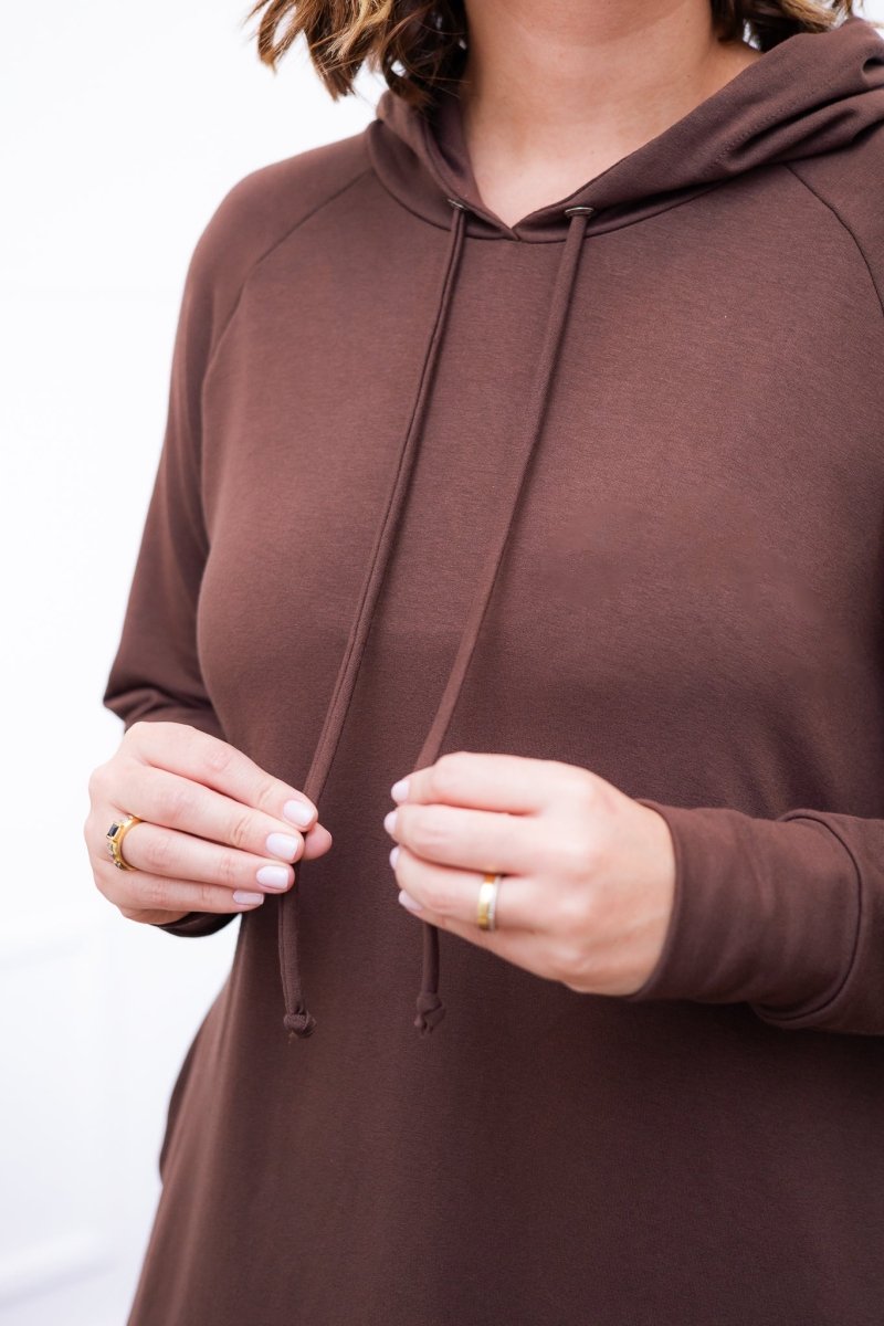 Vestido Vancouver - Midi com Capuz em Moletinho - Naguirre Shop