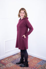 Vestido Vancouver - Midi com Capuz em Moletinho - Naguirre Shop