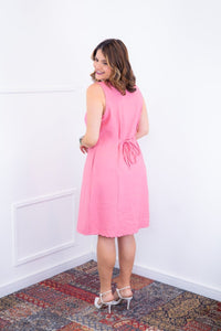 Vestido Vanessa – Midi Regata Ajustável em Viscose Marrant - Naguirre Shop