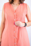 Vestido Vanessa – Midi Regata Ajustável em Viscose Marrant - Naguirre Shop