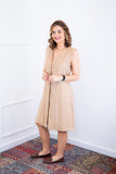 Vestido Vanessa – Midi Regata Ajustável em Viscose Marrant - Naguirre Shop