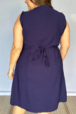 Vestido Vanessa – Midi Regata Ajustável em Viscose Marrant - Naguirre Shop