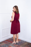 Vestido Vanessa – Midi Regata Ajustável em Viscose Marrant - Naguirre Shop