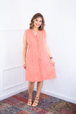 Vestido Vanessa – Midi Regata Ajustável em Viscose Marrant - Naguirre Shop