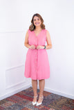 Vestido Vanessa – Midi Regata Ajustável em Viscose Marrant - Naguirre Shop