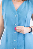 Vestido Vanessa – Midi Regata Ajustável em Viscose Marrant - Naguirre Shop