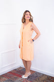 Vestido Vanessa – Midi Regata Ajustável em Viscose Marrant - Naguirre Shop