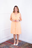 Vestido Vanessa – Midi Regata Ajustável em Viscose Marrant - Naguirre Shop