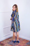 Vestido Virgínia - Midi Ajustável com Manga Morcego em Malha Confort - Naguirre Shop