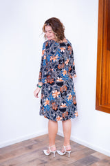 Vestido Virgínia - Midi Ajustável com Manga Morcego em Malha Confort - Naguirre Shop