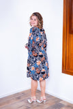 Vestido Virgínia - Midi Ajustável com Manga Morcego em Malha Confort - Naguirre Shop