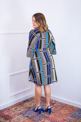 Vestido Virgínia - Midi Ajustável com Manga Morcego em Malha Confort - Naguirre Shop