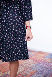 Vestido Virgínia - Midi Ajustável com Manga Morcego em Malha Confort - Naguirre Shop