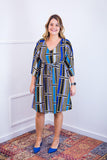 Vestido Virgínia - Midi Ajustável com Manga Morcego em Malha Confort - Naguirre Shop