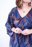 Vestido Virgínia - Midi Ajustável com Manga Morcego em Malha Confort - Naguirre Shop