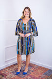 Vestido Virgínia - Midi Ajustável com Manga Morcego em Malha Confort - Naguirre Shop