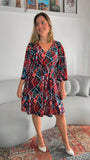 Vestido Virgínia - Midi Ajustável com Manga Morcego em Malha Confort - Naguirre Shop