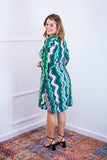 Vestido Virgínia - Midi Ajustável com Manga Morcego em Malha Confort - Naguirre Shop