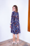 Vestido Virgínia - Midi Ajustável com Manga Morcego em Malha Confort - Naguirre Shop