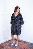 Vestido Virgínia - Midi Ajustável com Manga Morcego em Malha Confort - Naguirre Shop
