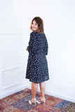 Vestido Virgínia - Midi Ajustável com Manga Morcego em Malha Confort - Naguirre Shop