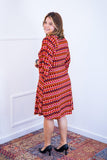 Vestido Virgínia - Midi Ajustável com Manga Morcego em Malha Confort - Naguirre Shop