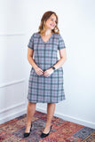 Vestido Yasmin - Lãzinha Evasê Decote V - Naguirre Shop