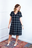Vestido Yasmin - Lãzinha Evasê Decote V - Naguirre Shop