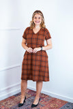 Vestido Yasmin - Lãzinha Evasê Decote V - Naguirre Shop