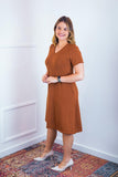 Vestido Yasmin - Lãzinha Evasê Decote V - Naguirre Shop