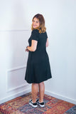 Vestido Yasmin - Lãzinha Evasê Decote V - Naguirre Shop