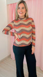 Blusa Donna - Manga longa com Golinha
