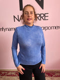 Blusa Donna - Manga longa com Golinha