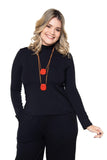 Blusa Donna - Manga longa com Golinha - Naguirre Shop