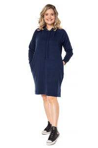Vestido Vancouver - Midi com Capuz em Moletinho - Naguirre Shop