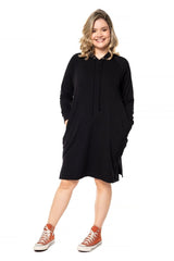 Vestido Vancouver - Midi com Capuz em Moletinho - Naguirre Shop