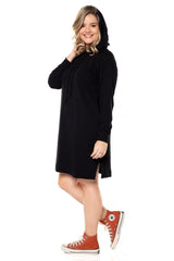 Vestido Vancouver - Midi com Capuz em Moletinho - Naguirre Shop