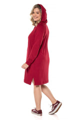 Vestido Vancouver - Midi com Capuz em Moletinho - Naguirre Shop